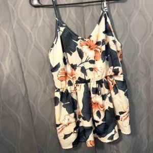 3 FLORAL SPAGHETTI  STRAP TOPS | SIZE 1X, XL, L